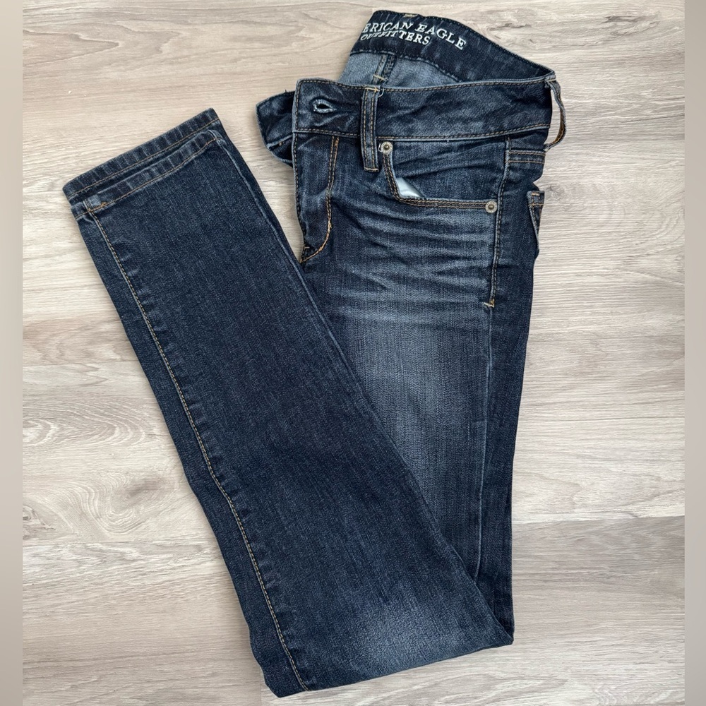 American Eagle Super Stretch Skinny Jeans Size 00 Short